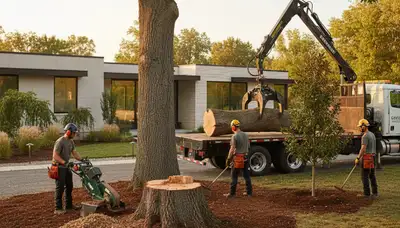 Professional landscaping and tree removal in Bakersfield, CA by Chop Chop Tree experts
