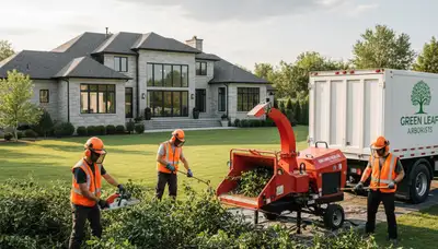 Professional shrub removal service in Bakersfield, CA clearing overgrown bushes and dead plants